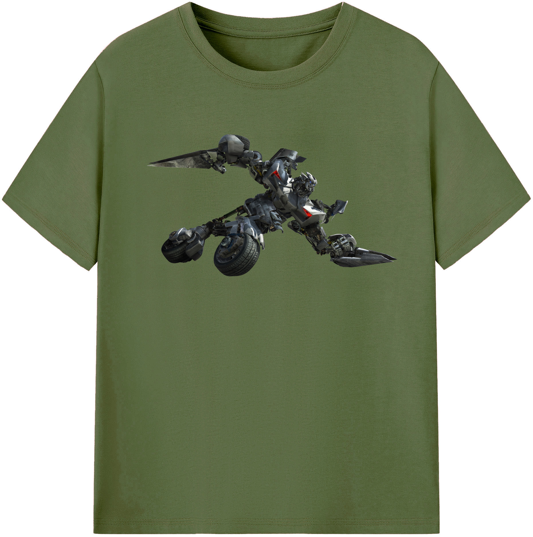 （画像用） Transformers トランスフォーマー 綿100％半袖Tシャツ（フロントプリント）